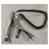 Pittsburgh locking chain clamp