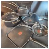 11 pc T Fal cookware