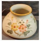 Floral ceramic candle shade made in Thailand 4"