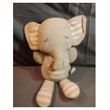Theodore Elephant baby rattle. 13" tall