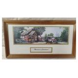 "Memories of Yesteryear" framed artwork by SAM