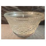 Anchor Hocking Wexford flared serving bowl. 9 1/2