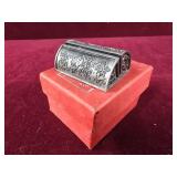 Pewter Business Card/Photo Holder in box