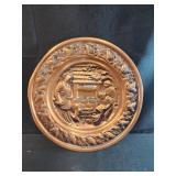 vintage Coppercraft Guild copper wall hanging