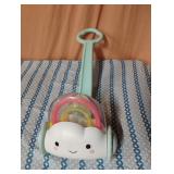 Skip Hop Silver Lining Cloud Rainbow Push Toy