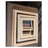 Frames wood and metal