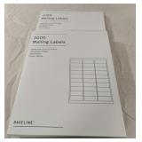 Mailing labels. 2-3000 ct boxes
