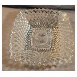 Vintage Indiana Glass Company clear square