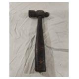 Metal and wood Ball peen hammer