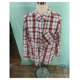 Ladies XL flannel shirt