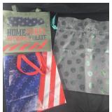 Reusable bags - 2 patriotic, 1 holiday