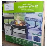 28" Round wood-burning fire pit. In box