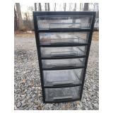 6 drawer plastic organizer