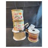 Decorative ribbon, burlap ribbon