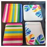 7 colorful plates