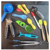 Assorted kitchen utensils