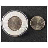 Two 2015 Blue Ridge Parkway Quarters