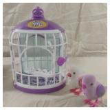 Little Live Pets interactive toy bird and cage