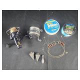 Zebco Reel, Abu Garcia Reel, weights, rigs and