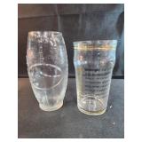 Drunk definition glass, football shaped glass