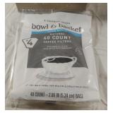 Bowl & Basket 12-40 ct #4 coffee filters