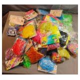 Loom bands with loops