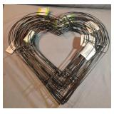 Heart Shape Wreath Ring. 13 x 13. 10 total