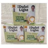 Dulci Light Stevia Sweetener 3-100 ct 2.1 oz