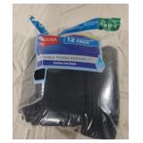 Boys black crew socks size 9-2 1/2. 12 pack