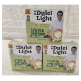 Dulci Light Stevia Sweetener 3-100 ct 2.1 oz