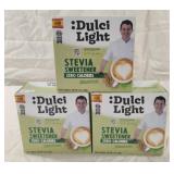 Dulci Light Stevia Sweetener 3-100 ct 2.1 oz