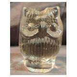 Glass owl 2 1/2" tall