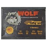 Wolf 12gu Power Rifled Slug - 5rds