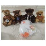 TY Beanie Baby bears, TY duck and stuff bears. Up