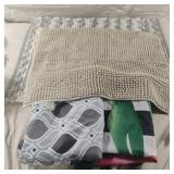 Shower curtains and rugs