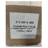 Clear Poly Film 3