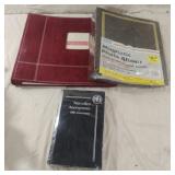 Photo albums and Narcotics Anonymous book