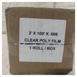 Clear Poly Film 3