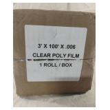 Clear Poly Film 3