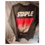 Staple size M sweatshirt with side zippers