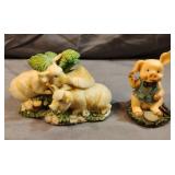Pig figurines