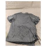 Kids grey tshirts size 7. 8 total
