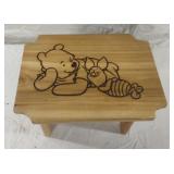 Winnie the Pooh childs wood step stool