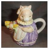 Heritage Mint Collectibles "Pig" ceramic tea pot