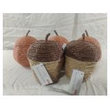 Decorative baskets. Set of 5