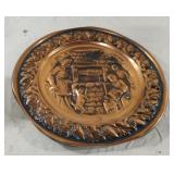 Vintage Coppercraft Guild copper clad wall plate