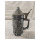 German Beer Stein with lid "Ein Prosit Der