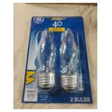 GE 40 Watts 6-2 ct bulbs