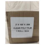 Clear Poly Film 3