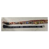 Disney lanyard with pins and Skull Island Reign